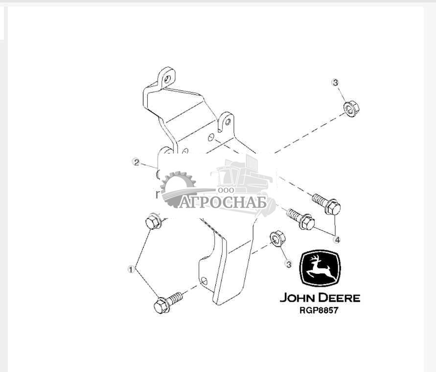 Air Conditioning Compressor Support (6068) (215285 